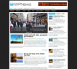 Светлая новостная тема для wordpress: WPNews