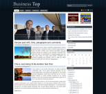Темная бизнес тема wordpress: Business Top