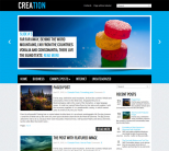 Креативная тема для wordpress: Creation
