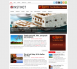 Кулинарная новостная тема для wordpress: Instinct