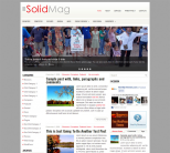 Светлый новостной шаблон для WordPress: SolidMag