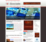 Социальная тема для WordPress: Sociale