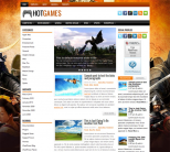 Игровая новостная тема wordpress: HotGames