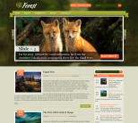 Природа в шаблоне wordpress: Forest